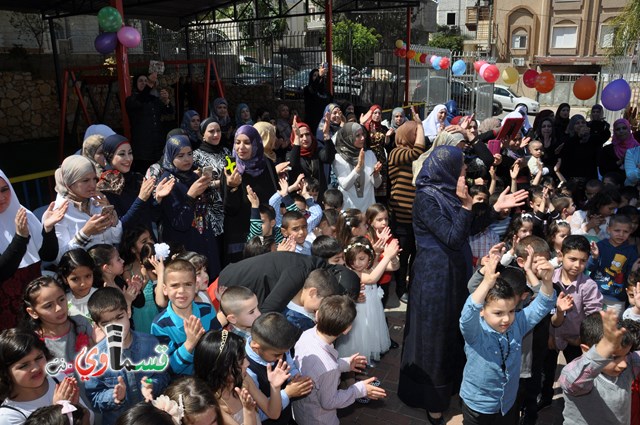 كفرقاسم – فيديو: بساتين الامل, السلام , والمحبة تحتفل بعيد الام على انغام عمو انس وجوقته ..